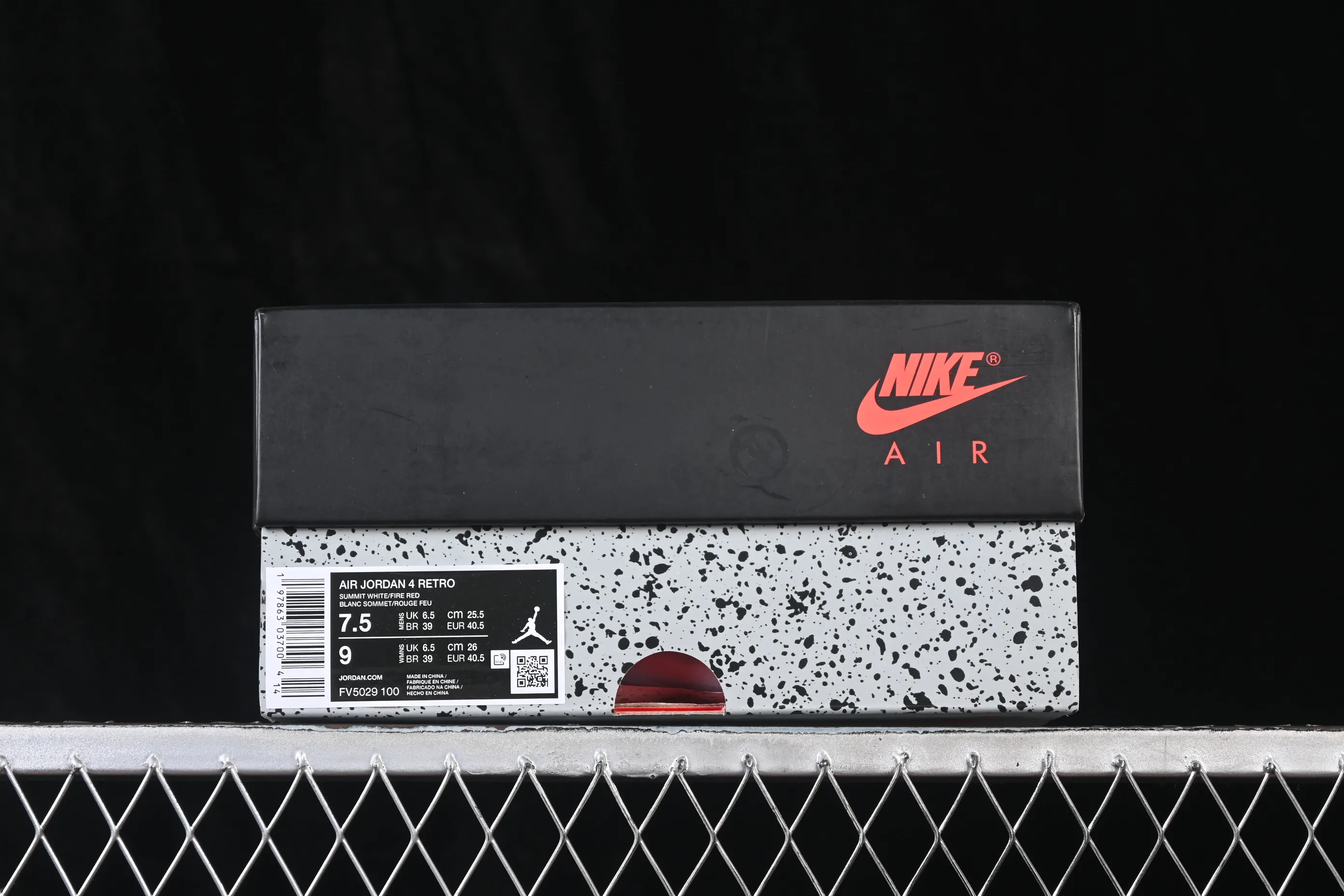 All categories Air Jordan Jordan series basketball shoes Air Jordan 4 LJR version Air Jordan 4 Retro "White Cement" AJ4 Joe 4 new white cement FV5029-100